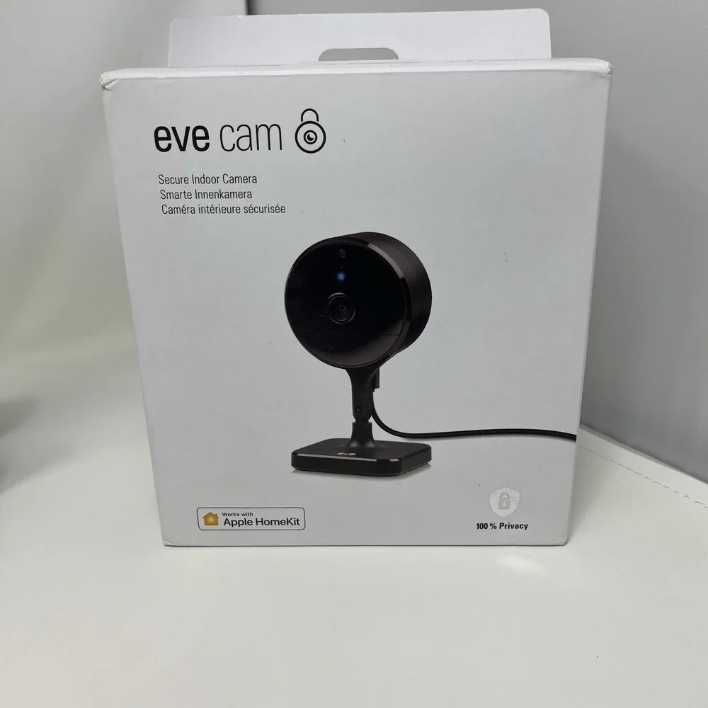Eve Cam 501E Secure Indoor Camera Apple HomeKit Smart WiFi Camera Tested Working